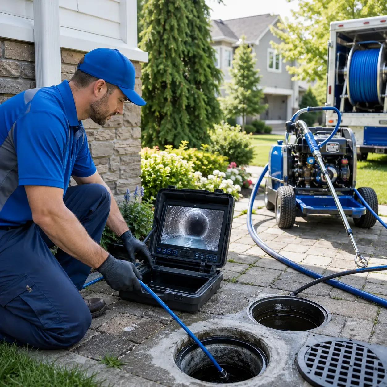 Outdoor drain cleaning professionals serving Mannsville, KY